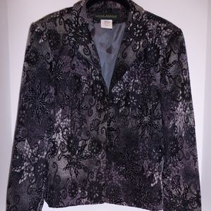 Trendy Jacquard Print Tailored Designer Blazer